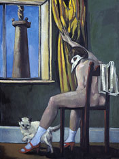 Masked Girl, 1983 102 x 76cms Oil on Canvas