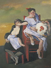 Soothsayers, 1983 123 x 93cms Oil on Canvas