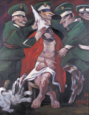 Christ Mocked by Soldiers, 1995 91 x 70cms Oil on Canvas